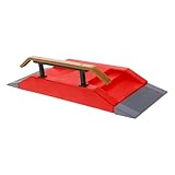 POPETPOP Fingerboard Hindernisse Kleiner Skatepark Rampe aus Kunststoff...