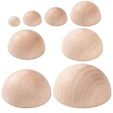 BENECREAT 8Pcs 8 Größen halbe runde Töpfer Werkzeuge Set, hölzerne...