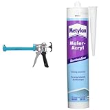 Amazon Basics Robuste Kartuschen pistole, 310 ml & Metylan Maler-Acryl Wand...