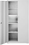Aktenschrank, Mehrzweckschrank, Stahl-Aufbewahrungsschrank, 5...