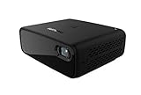 Philips PicoPix Micro 2, kompakter Projektor mit DLP-LED, HDMI, USB-C, 5...