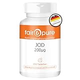 Fair & Pure Jod 200μg, 200 Stück, schluckfreundlich, 200μg Jod pro...