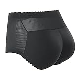 VANZACK Nahtlose Damen Unterhose Schwarz Hüftlift Formslip Atmungsaktiv...