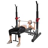 KANBCNG Squat Stand Hantelständer Verstellbare Gewichtheben Hantelablage...