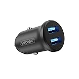 YSONIC USB-Autoladegerät für USB-kompatible Geräte wie Handy, Smartphone...