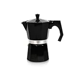 QDESIGN Espressokocher aus Aluminium – 6 Tassen, 300 ml – Klassische...