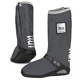 PERLETTI Schuhüberzieher Wasserdicht Neues Modell für Motorrad - Graue...