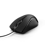 Hama Computermaus mit Kabel (Maus mit 3 Tasten für PC, Laptop oder...