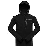 ALPINE PRO Unisex Softshelljacke HOOR – Wasserdichte Sportjacke &...