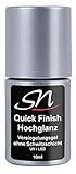 SN Nageldesign Quick Finish Hochglanz Versiegelungsgel ohne Schwitzschicht...