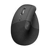 Logitech Lift Left Vertikale Ergonomische Maus, Linkshänder, Kabellos,...