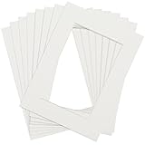 Anhow 8er Passepartout, Passepartout Karton 10x15 cm Innen für Bilder,...