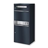 Metzler Briefkasten und Paketbox rostfrei und massiv, paketbox draussen...