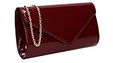 SwankySwans Damen Alisa Clutch-Tasche, burgunderfarben