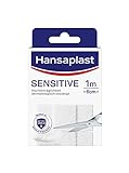 Hansaplast Sensitive Pflaster (1 m x 6 cm), zuschneidbare und...