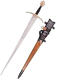 Battle-Merchant - Ritterschwert Aislinn mit Scheide - 15. Jahrhundert -...