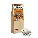 Chaga Pilz portioniert in 60 Beuteln je 1g wild gesammelt Schonend...
