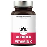 Acerola Vitamin C Kapseln - Natürliches Vitamin C hochdosiert...