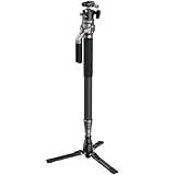SMALLRIG 166,5 cm / 65,6' Carbonfaser-Einbeinstativ for Camera,...