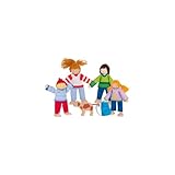 Goki 51863 Biegepuppen Camping-Familie, 2 Monate to 12 Jahre