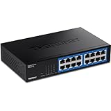 TRENDnet TEG-S17D 16-Port Gigabit Desktop Switch, , 16 x Gigabit RJ-45...