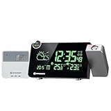 Bresser Funkwetterstation mit Projektion, Farbwechsel, Wettervorhersage,...