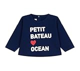 Petit Bateau Baby Jungen A0DI8 Sweatshirt, Blau, 3 Jahre