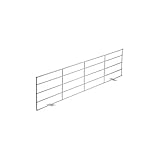 Trixie 4417 Schutzgitter für Fenster, oben/unten, 65 × 16 cm, weiß