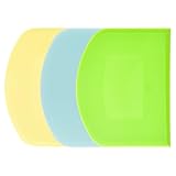 Teigschaberkarte Kunststoff, 3 Stück Schüsselschaber, Dough Scraper...