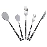Holibanna 5Stücke Besteck Set Teiliges Utensilien Set mit Elegantem...