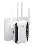 WLAN Verstärker, WLAN Repeater 300 Mbit/s 2.4 Ghz - Internet Verstärker...