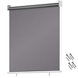 KESSER® Senkrechtmarkise Vertikalmarkise Balkonmarkise 160 x 240 cm...