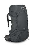 Osprey Rook Herren Rucksack, 65L, Dark Charcoal/Silver Lining, O/S