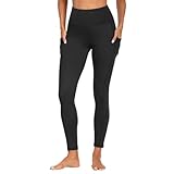 FOTOCITI Sport Leggings Damen mit Tasche High Waist Sportleggins Lang...