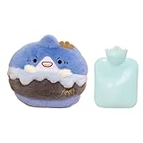 Tragbare Wärmflasche – 500 ml Wärmflasche mit Bezug,...