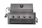 Einbau Gasgrill PremioGas XL III All in One – Edelstahl Einbaugrill mit...