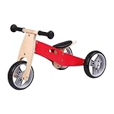 Luwecf Holzspielzeug für Kleinkinder, Fahrrad mit Rädern, Laufrad für...