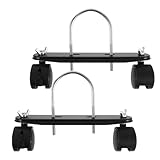 jojofuny Heizkörper Ersatzräder 2 Stück Kleiner Lenkrollen mit Halterung...