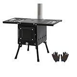Zeltofen Tragbarer Holzofen Outdoor 55x39x34cm Camping Ofen...