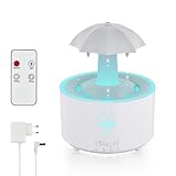 Regenschirm Luftbefeuchter 300ml, Rotierender Luftbefeuchter mit 7 Farbe...