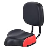Fahrradsattel, Rückenlehne, Komfort-Fahrradsitz, ergonomischer breiter...
