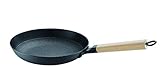 Rohe Germany Bratpfanne John aus Eisen und Holz in der Farbe Schwarz-Beige,...