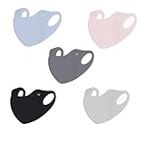 MAKFORT Stoffmaske 5 Stück Unisex Mundschutz Kälteschutz Gesichtsmaske...
