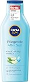 NIVEA SUN Pflegende After Sun Lotion (400 ml), Lotion mit hautberuhigender...