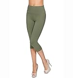 SOFTSAIL Damen 3/4 Leggings Capri Leggings Leggings Damen Lang Sport...