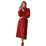 OYHDYYUHJDK Morgenmantel Damen Saugstark/Extra Waffelstoff Waffelpique...