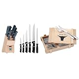 WMF Classic Line Messerblock mit Messerset 7-teilig & Steakbesteck...