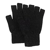 SHERCHPRY 1Paar Halbfinger Strickhandschuhe für Herren Atmungsaktive...