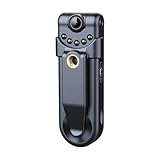Muyilanc 1080P-Kamera mit Rückseitigem Clip, Tragbarer Digitaler...