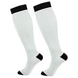 ODAWA Kniestrümpfe für Damen und Herren, mittelblau, Unisex, breite...